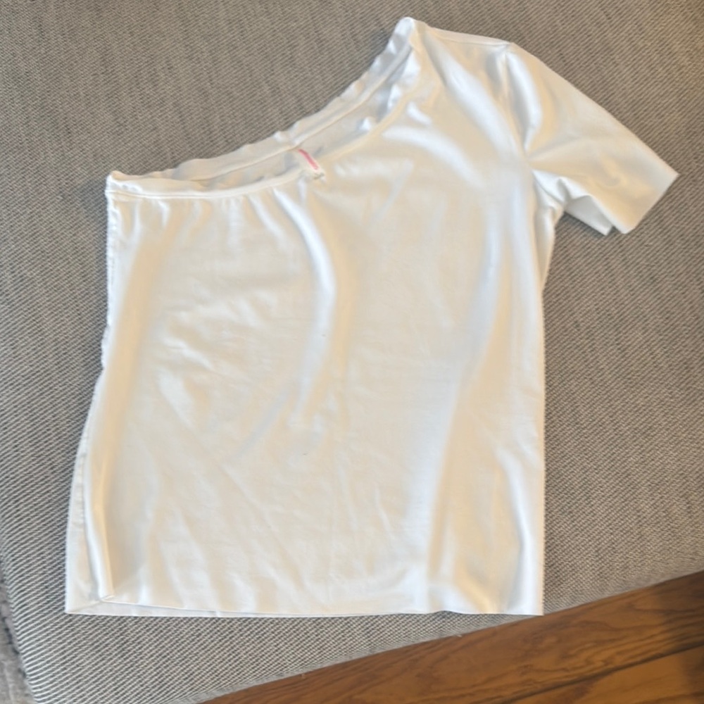 Commando Classic White Crew Neck Tee Size L | Soft Luxury Basics |